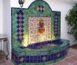 Salon De Jardin Marocain Best Of Wall Fountain with Lights Using Mexican Tiles San Clemente