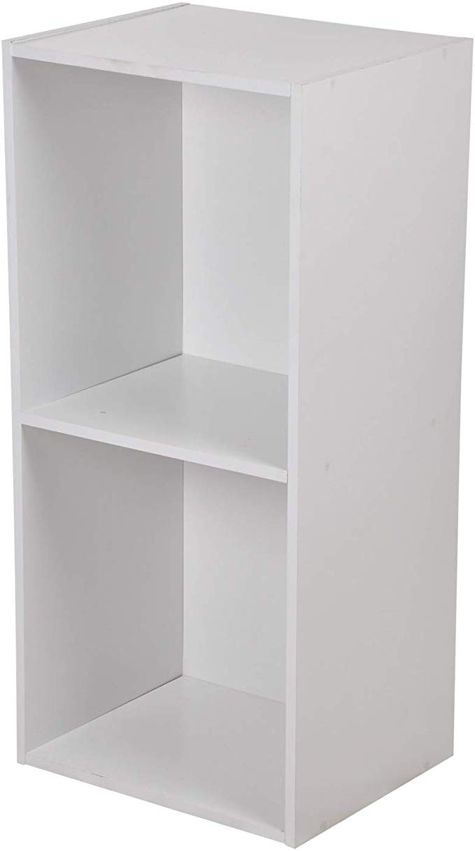 Salon De Jardin Modulable Pas Cher Génial Homea Cube De Rangement 2 Niches Panneaux De Particules Blanc 34 4×29 5×67 6 Cm