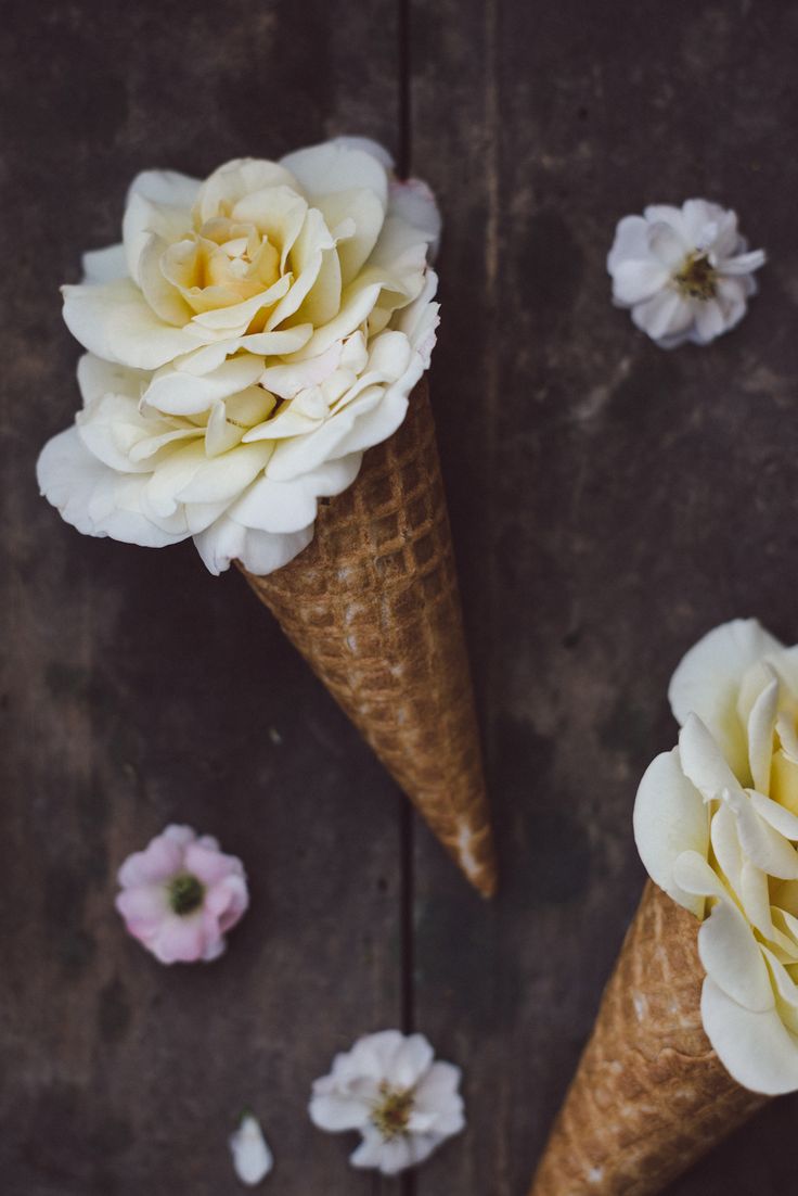 ef0d f bc0adb bdd flower ice cream cone floral flowers