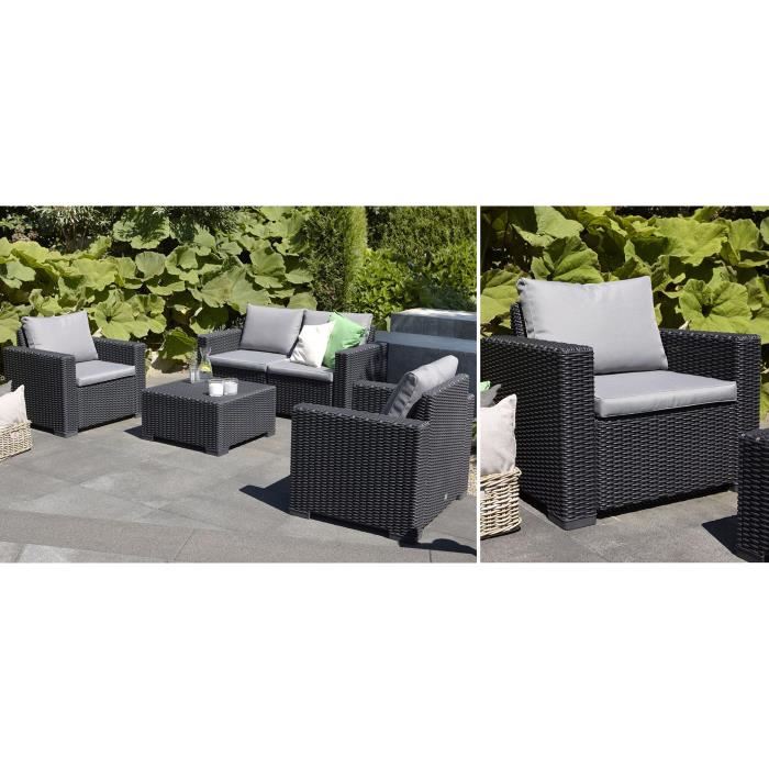 allibert salon bas california ardoise achat vente de jardin 2