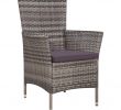 Salon De Jardin Resine Tressee Gris Best Of Mobilier   D Ner De Jardin 7pcs Et Coussins Résine Tressée