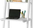 Salon De Jardin Rotin Best Of sobuy Frg60 W Bureau Table Biblioth¨que étag¨re Style échelle De 2 Tablettes Et 1 Plan De Travail Blanc