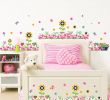 Salon De Jardin Rotin Tressé Beau ácoloré Fleurs Papillon Abeille Stickers Muraux Pour