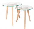 Salon De Jardin Table Basse Charmant Table Basse Ronde Bror Lot De 2