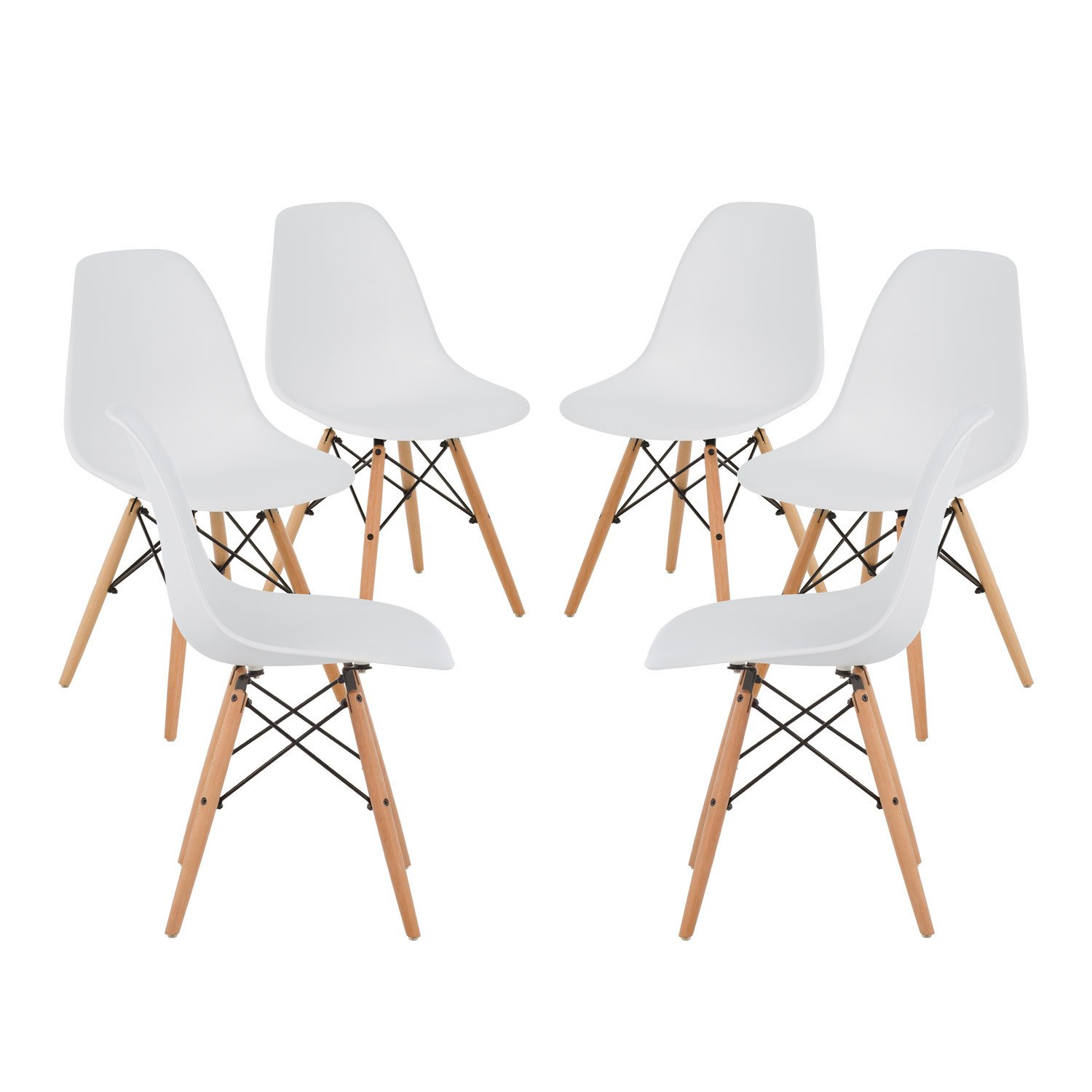 lot de 6 chaises brich scand