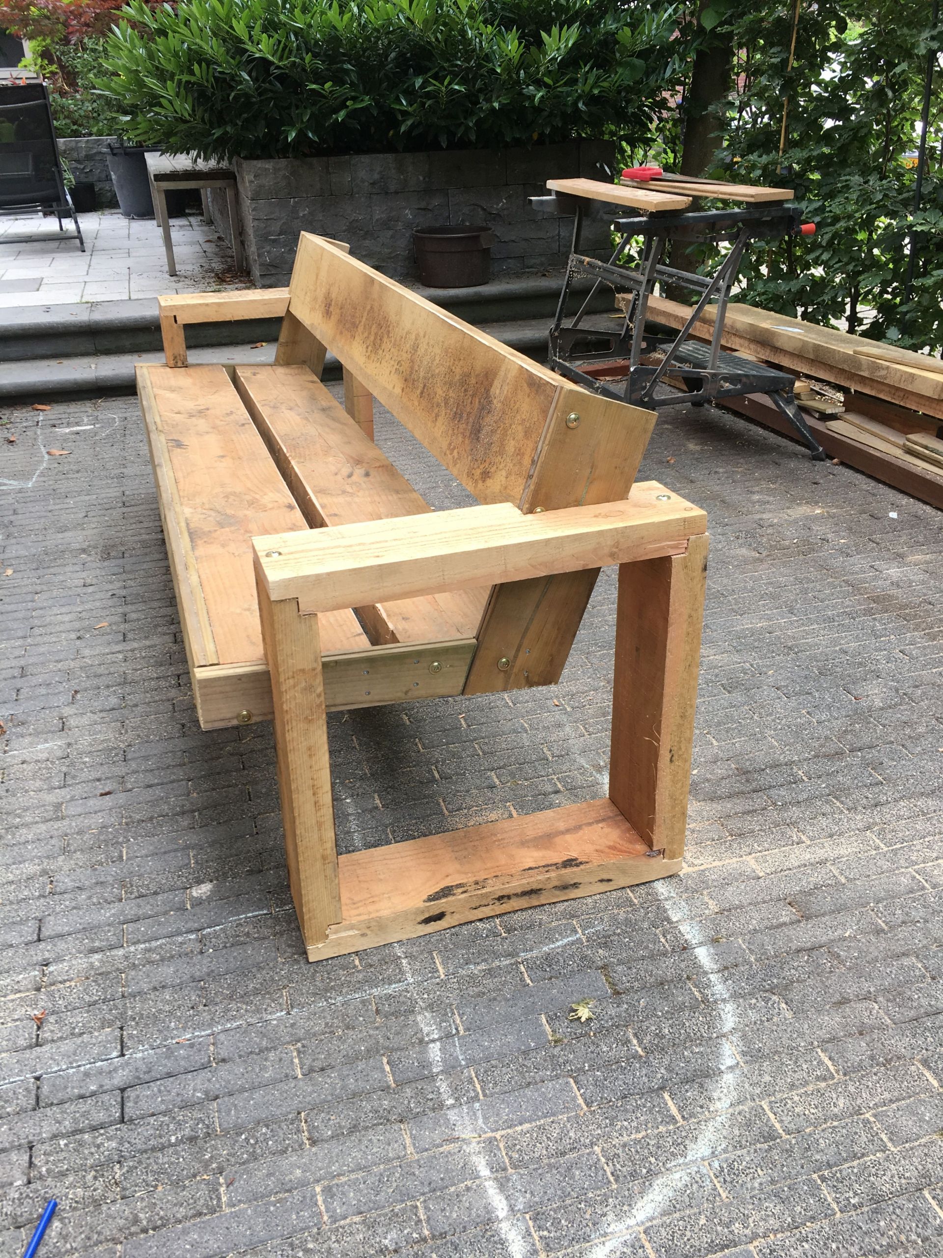 Salon De Jardin Table Et Chaises Génial Banc De Jardin En Bois Massif Banc Jardin