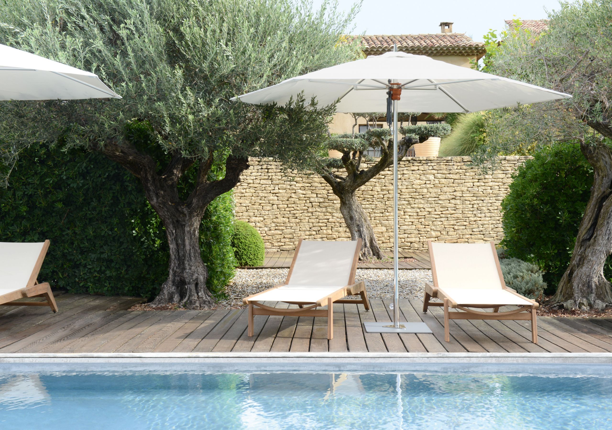 Salon De Jardin Teck Nouveau Chaises Longues En Teck southampton Et Parasols Florida