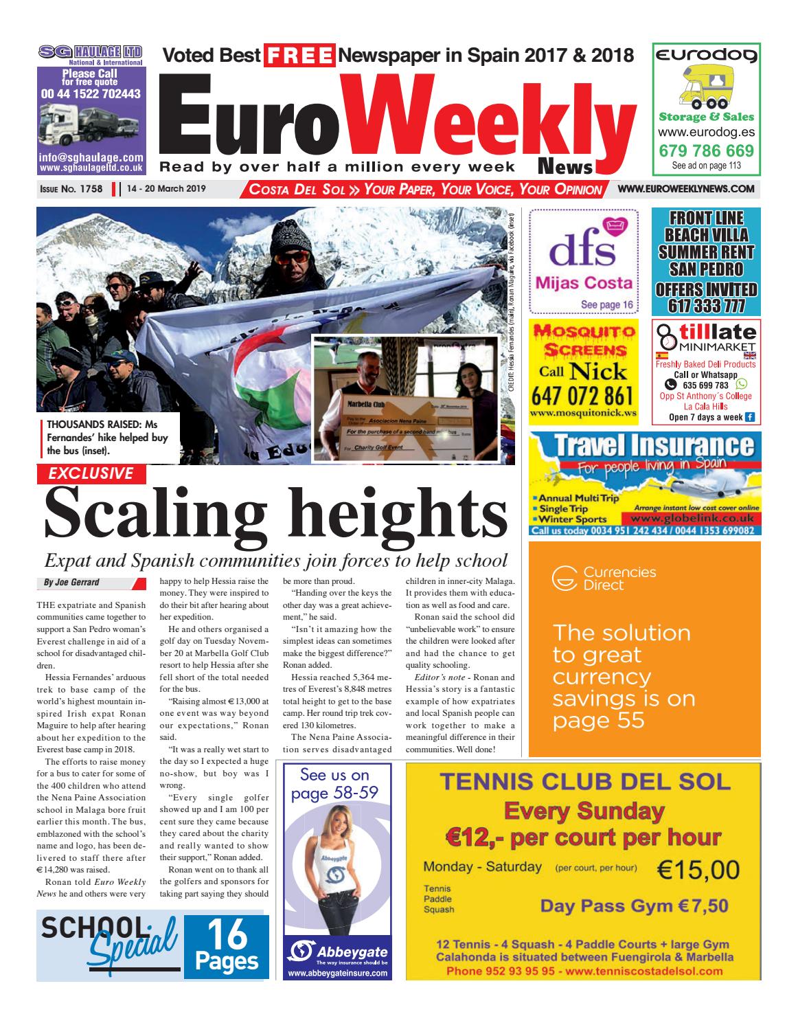 Salon De Jardin Unopiu Luxe Euro Weekly News Costa Del sol 14 20 March 2019 issue