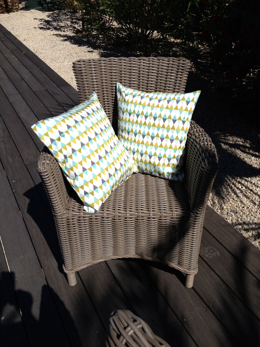 Salon De Jardin Vert Anis Nouveau Housse De Coussin asymétrique En Coton Vert Bleu Moutarde