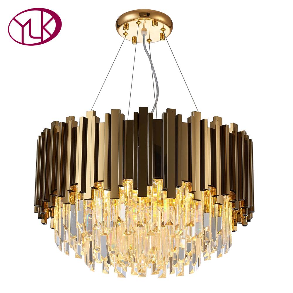 Salon En Rotin Frais Acheter Youlaike Moderne Lustre En Cristal Salle  Manger Salon Suspendu Luminaire Luxe Ronde Led Lustres De Cristal De $487 14 Du Samanthe