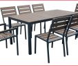 Salon Jardin Eucalyptus Luxe Table De Terrasse Conforama