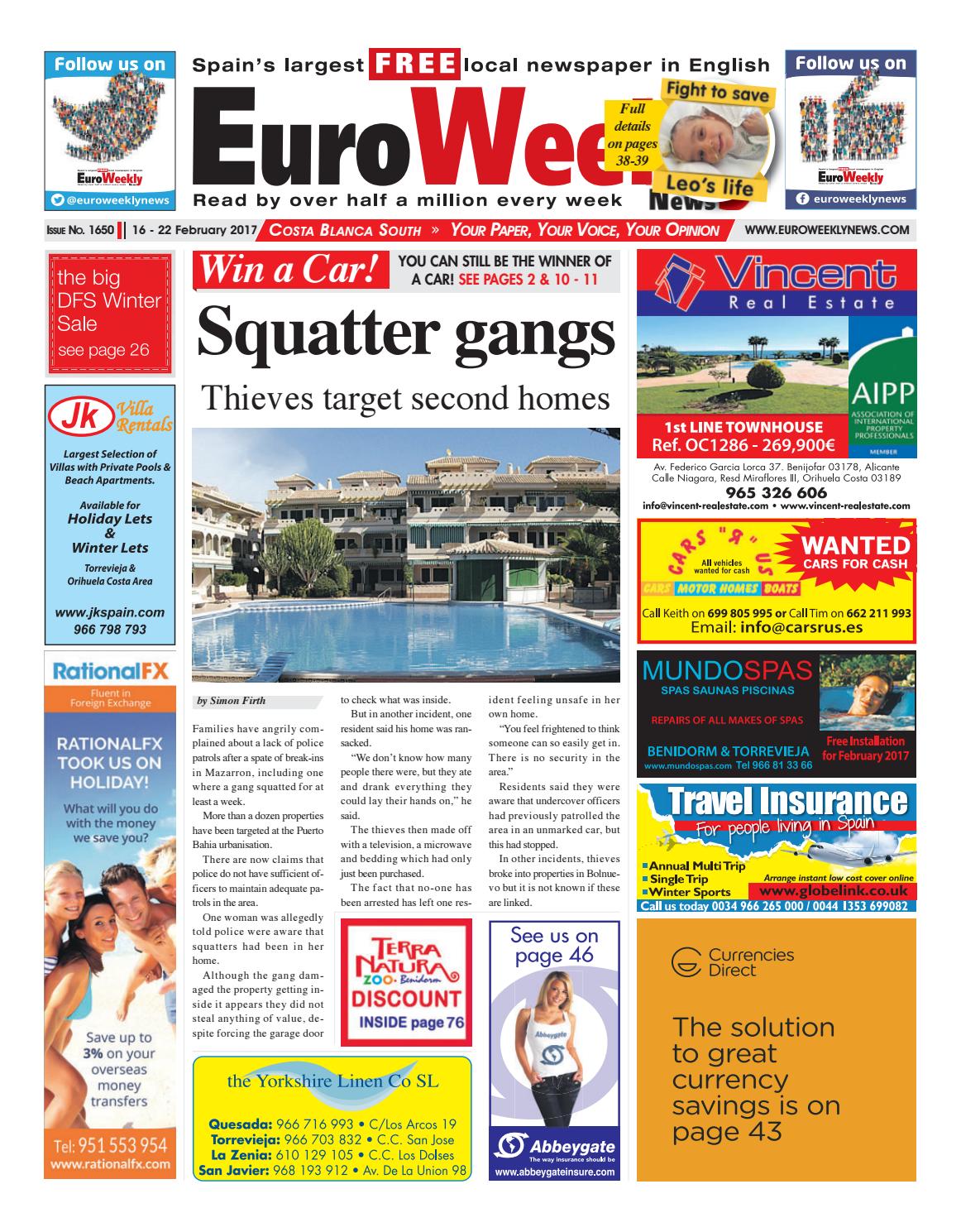 Salon Jardin Leroy Merlin Génial Euro Weekly News Costa Blanca south 16 22 February 2017