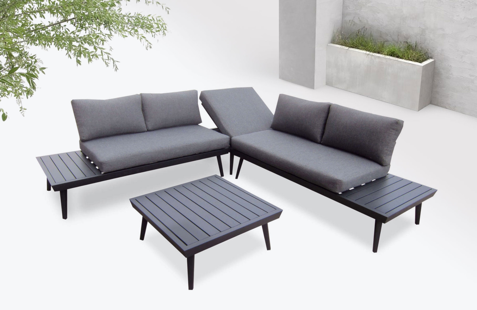 Salon Jardin Luxe Garden Furniture Aluminium Vigo