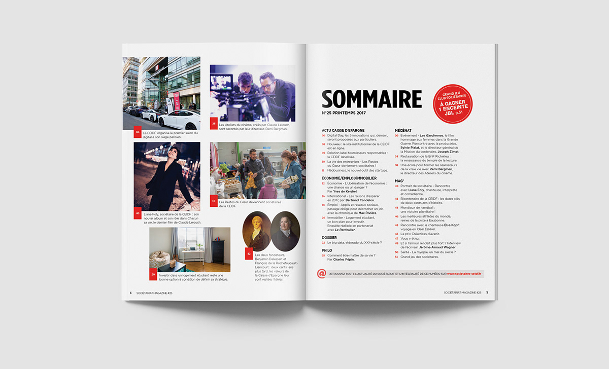 Siege Salon Luxe sociétariat Magazine 2017 On Behance