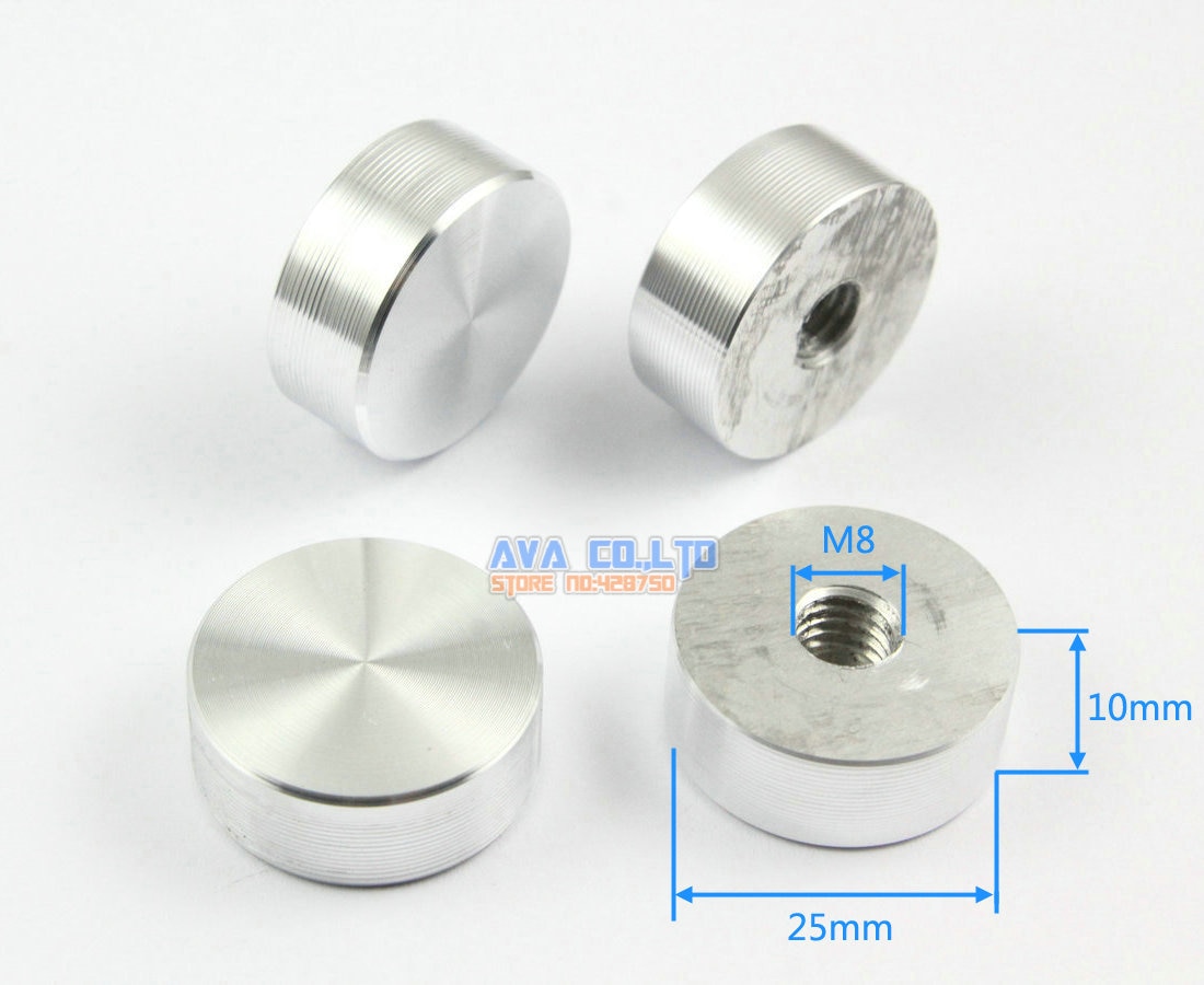 Table Aluminium De Jardin Génial Us $13 0 12 Pieces 25 10 M8 Aluminum Disc Glass Table top Adapter attaching Circle Decoration In Washers From Home Improvement On Aliexpress