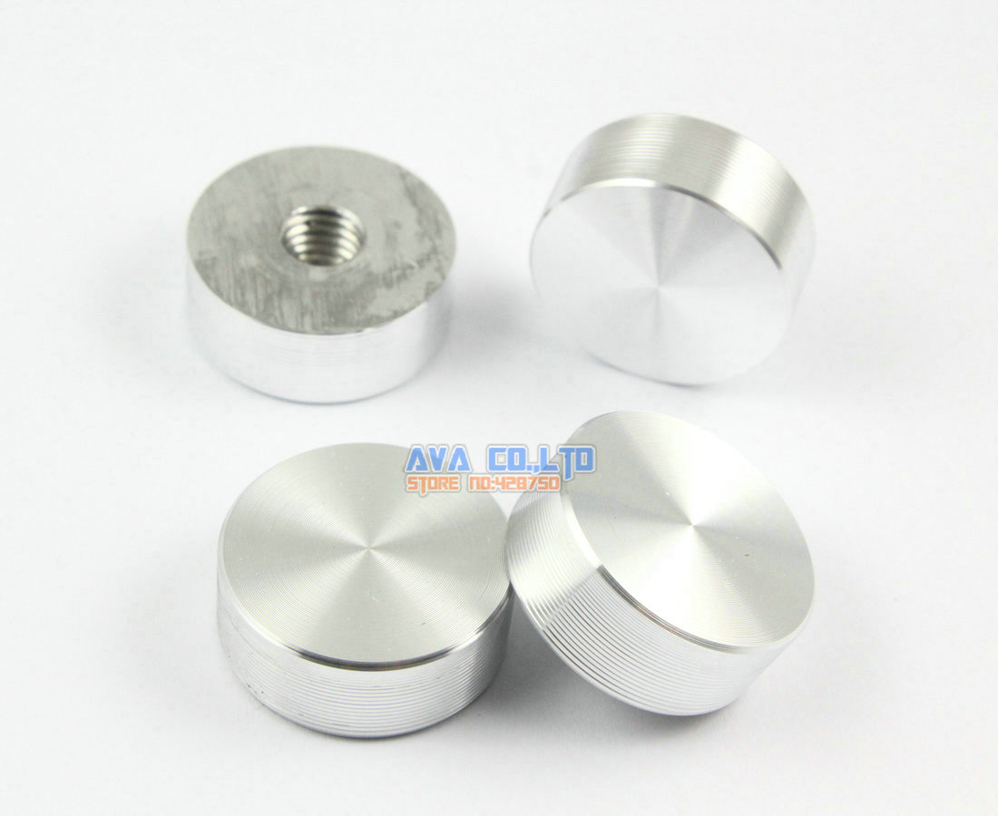 12 Pieces 25 10 M8 Aluminum Disc Glass Table Top Adapter Attaching Circle Decoration
