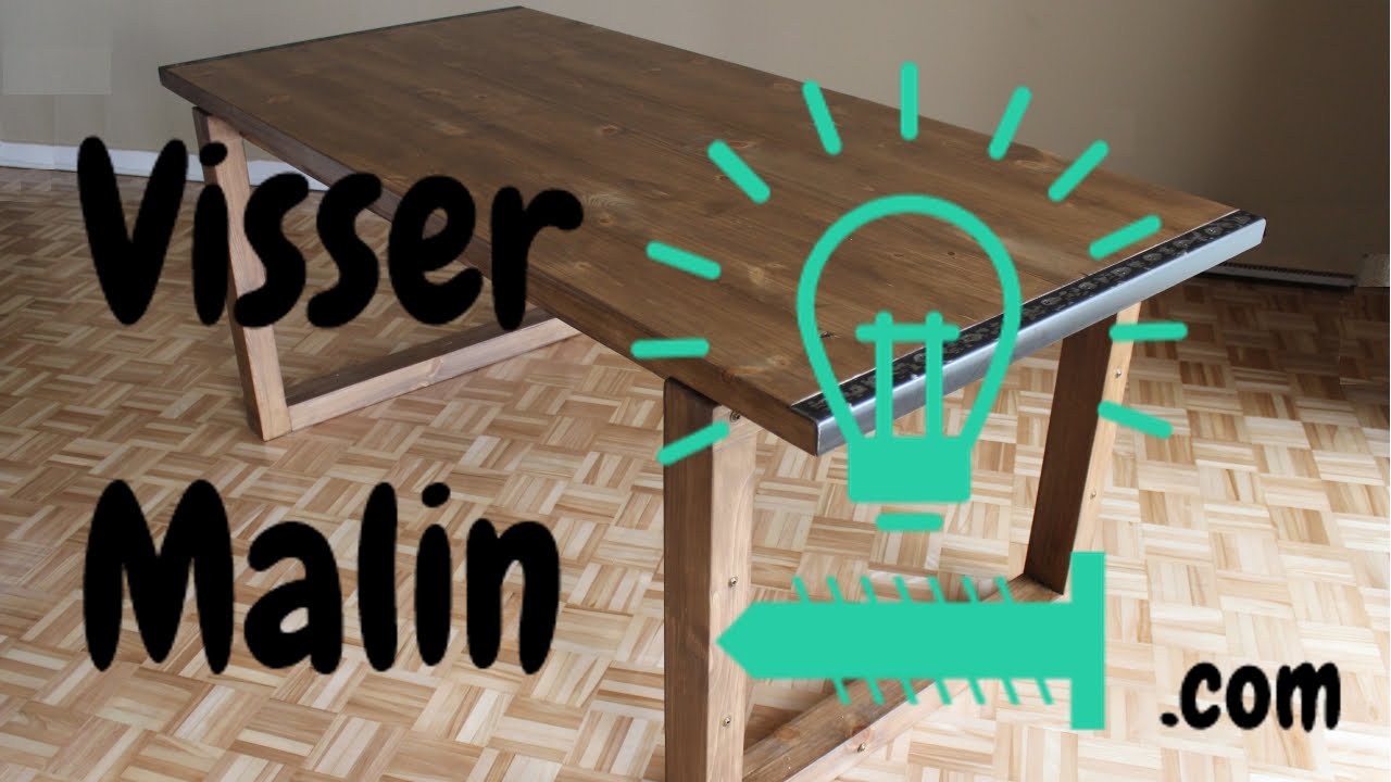 Table Banc Bois Exterieur Nouveau Ment Faire Une Table   Manger Ep10