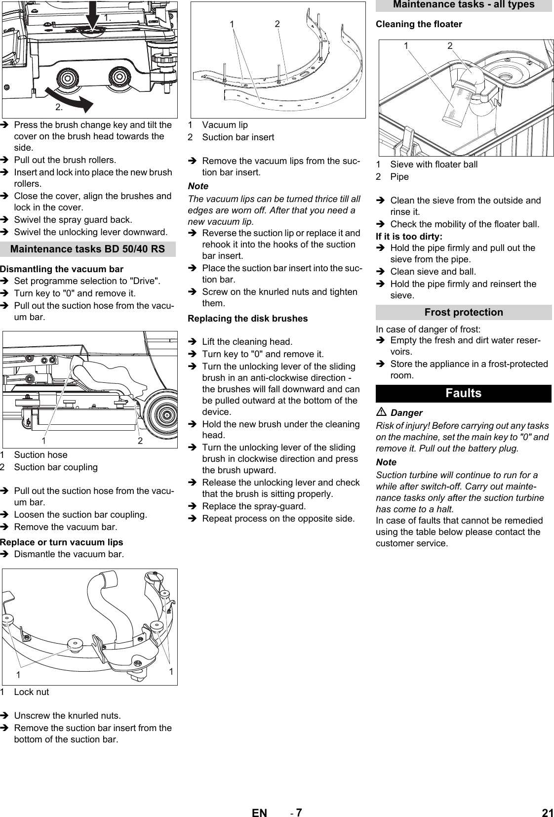 Karcher40RsBpBc OwnerSManual User Guide Page 21