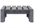 Table Basse Jardin Bois Charmant Vidaxl Vidaxl Repose Pied Palette De Jardin Bois Fsc Gris