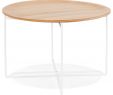 Table Basse Salon De Jardin Best Of Table Basse De Salon Imotep Blanche En Bois Et Métal