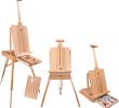 Table Bois Pliante Exterieur Génial Artiste Studio Chevalet 190 Cm 74 8" Portable Pliable Grand Chevalet Reglable toile Titulaire Avec Tirage De Stockage Et Palette Idéal Pour La