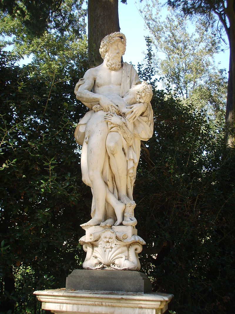 800px Boboli primo incrocio del viottolone giovanni caccini ermete con dioniso bambino JPG