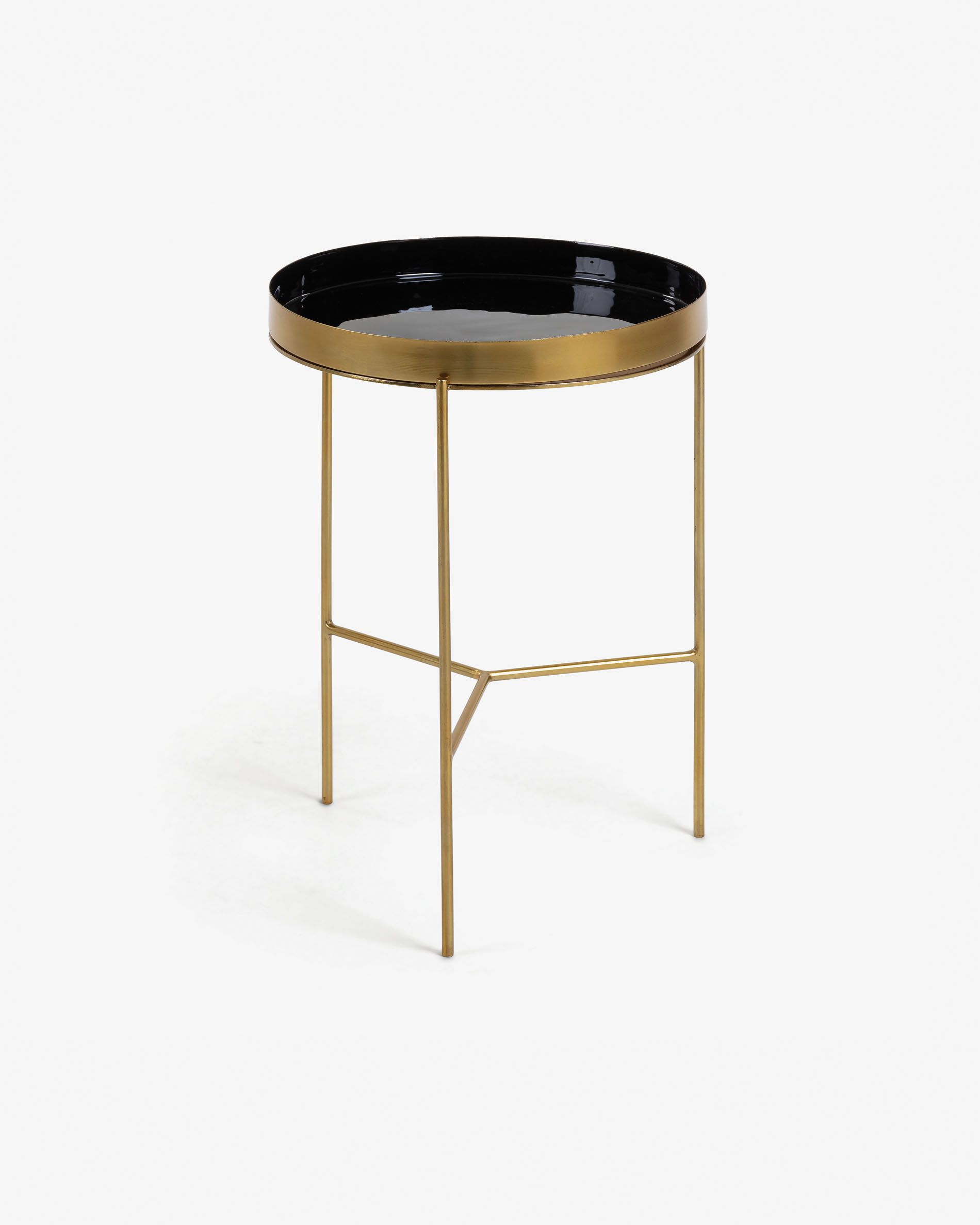 Table De Bar Exterieur Unique Table D Appoint Naoko  38 Cm Noir