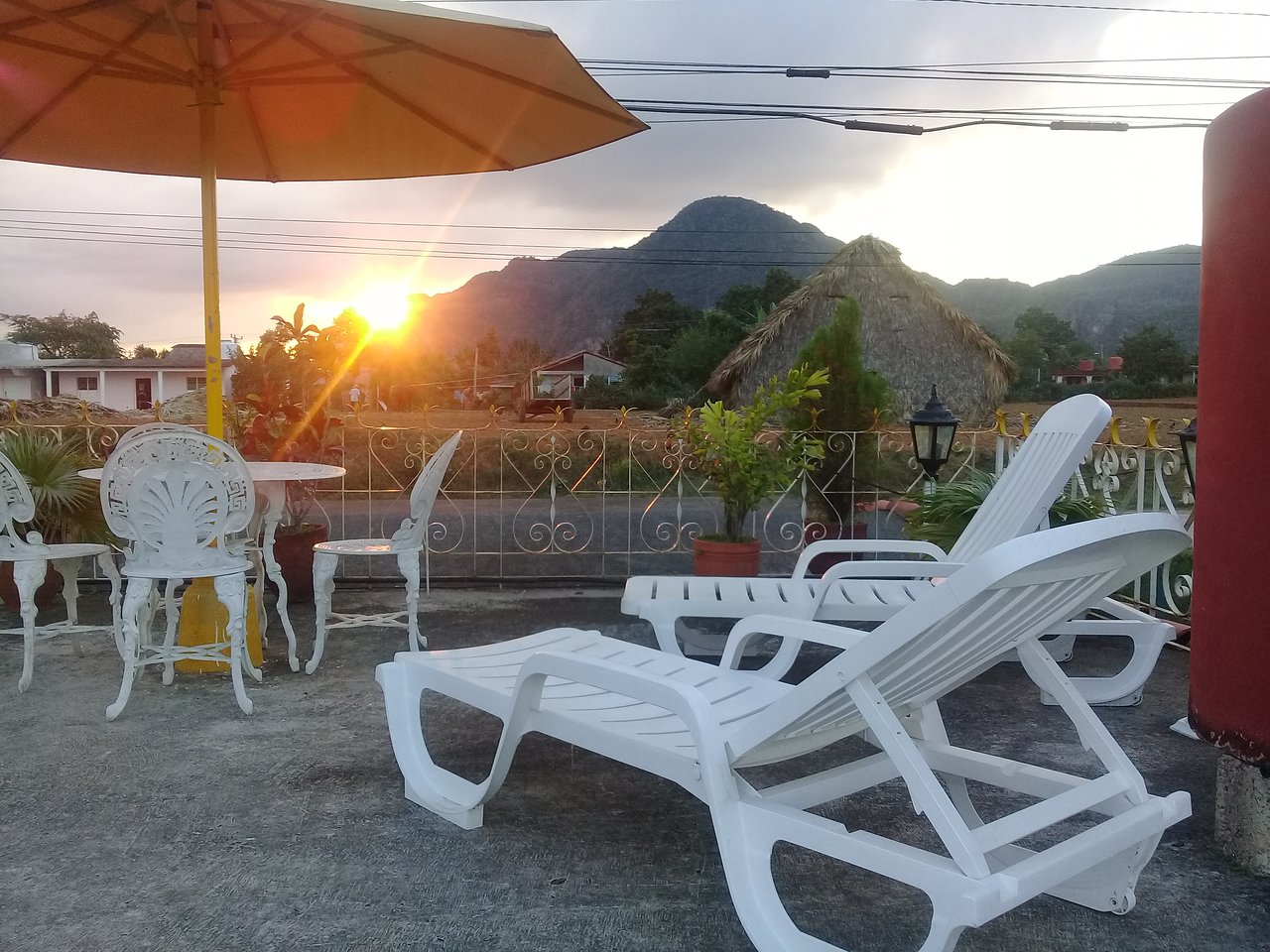 vista desde la terraza