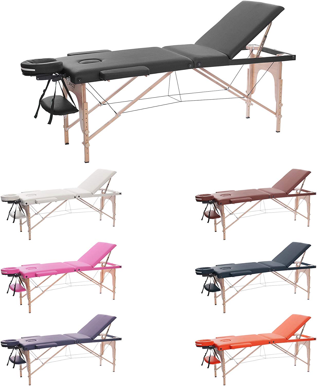 Table De Jardin Aluminium 12 Personnes Luxe Hh Root 3 Section Table De Massage Grande Canapé Lit Plinthe De Thérapie Salon Tatouage Reiki Massage Suédois Thérapeutique 13 5kg Noir