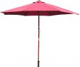 Table De Jardin Avec Parasol Génial Parasol En Bois Droit Polyester 180g M² 300cm Hauteur