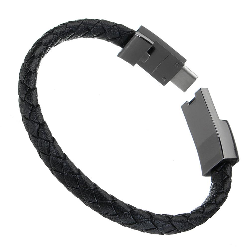 c ble usb en cuir pour iphone 6s 7 8 plus