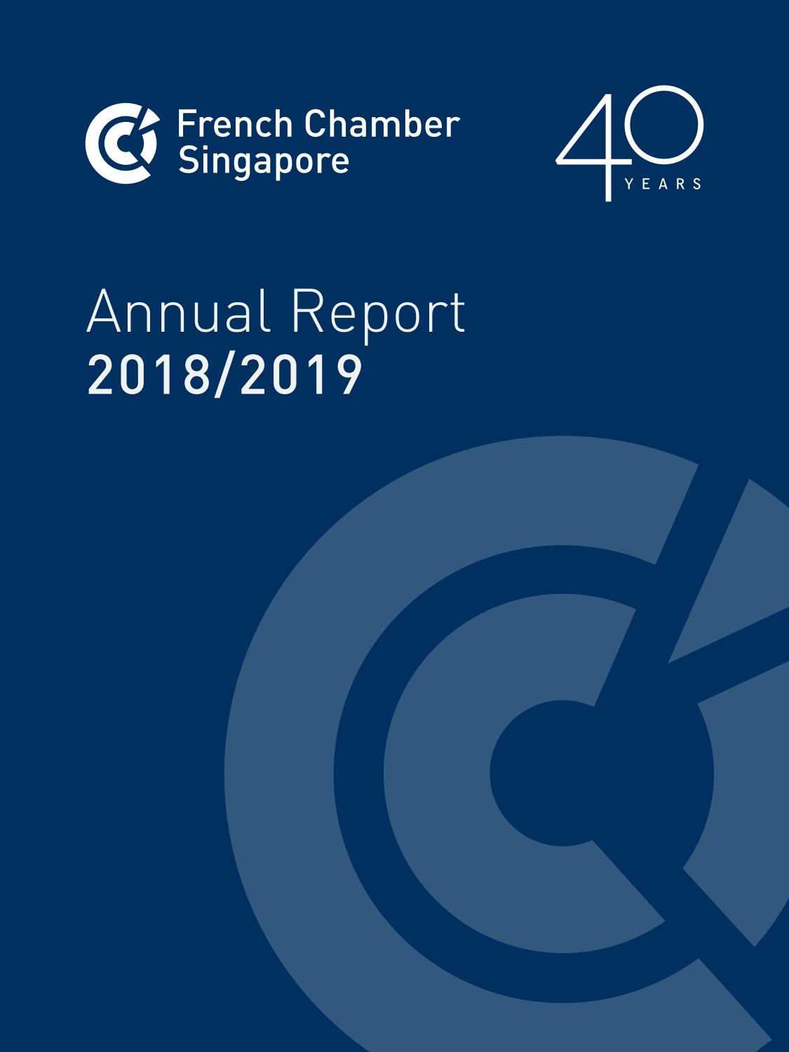 Table De Jardin Design Génial French Chamber Singapore Annual Report 2018 2019 by the