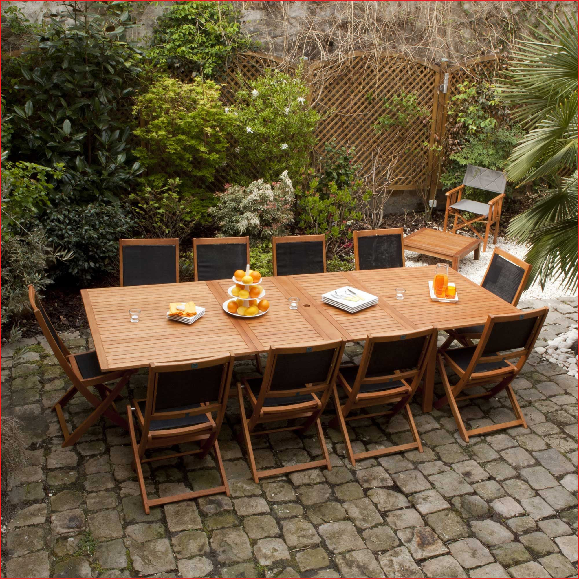 Table De Jardin En Bois Avec Banc Beau Jardin Archives Francesginsberg