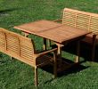 Table De Jardin En Bois Avec Banc Charmant ass Jav Ensemble De Jardin En Teck Avec Table Extensible 150