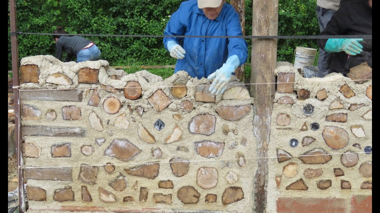 Table De Jardin En Bois Beau Creative Cordwood Building Part 1 Alain Richard