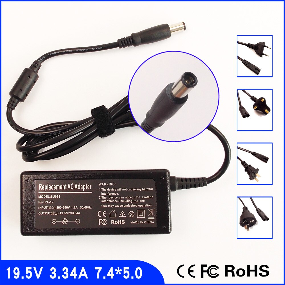 19 5 V 3 34A Laptop Ac Adaptateur Alimentation Cordon pour Dell Latitude D400 D410 D420