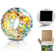 Table De Jardin En Mosaique Nouveau Cadeau D Ambiance Grde Mosaic Globe Lampe solaire Décoration Veilleuse Lanterne Pour Fªte soiree Jardin Ami Stylo Porte