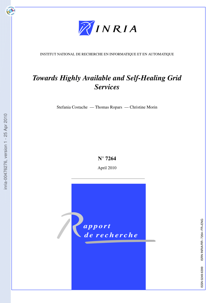 Table De Jardin Extensible Unique Pdf towards Highly Available and Self Healing Grid Services