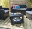 Table De Jardin Gris Anthracite Frais Salon Terrasse