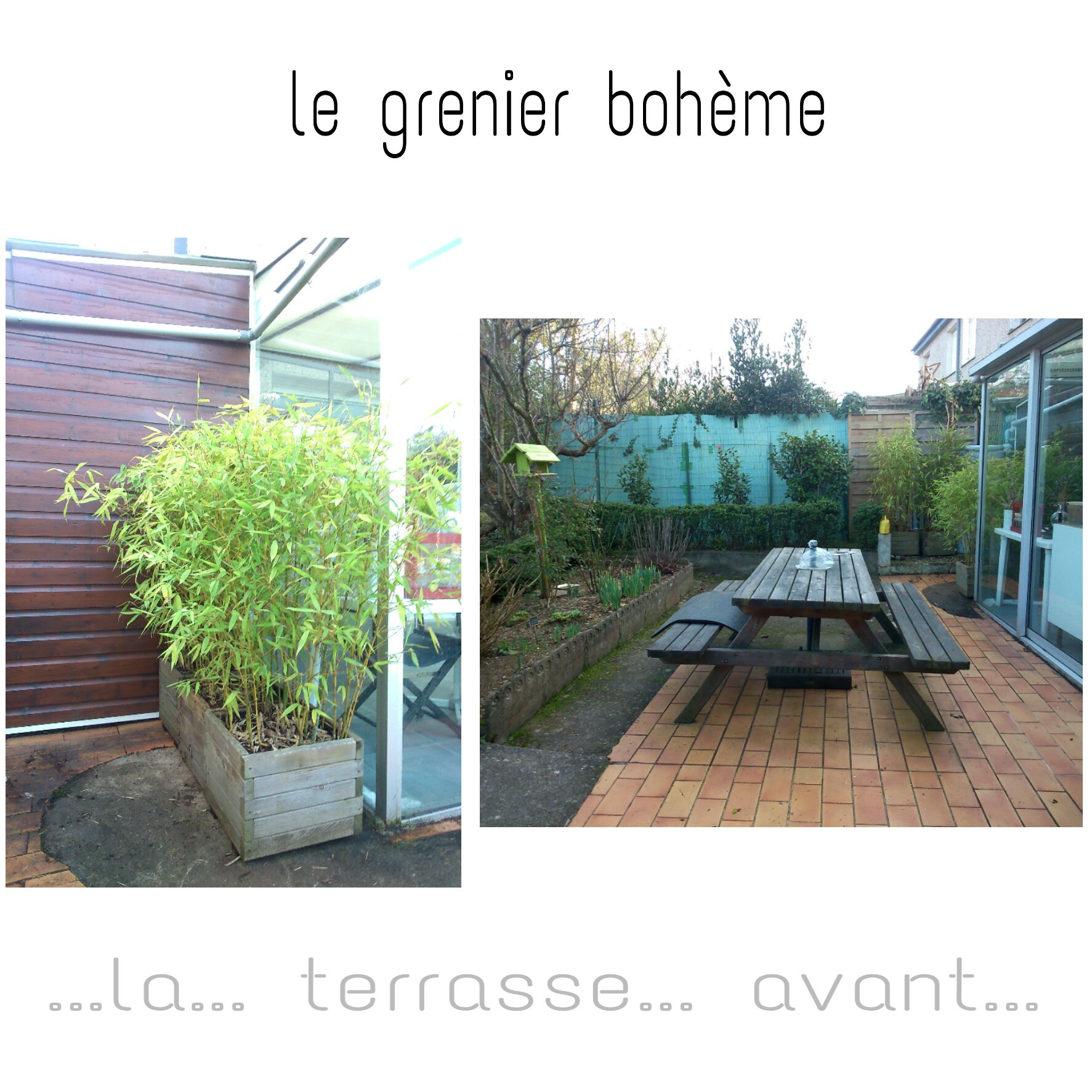 Table De Jardin Gris Anthracite Nouveau Une Terrasse " Le Début D Un Long Parcours " Le Grenier Boh¨me