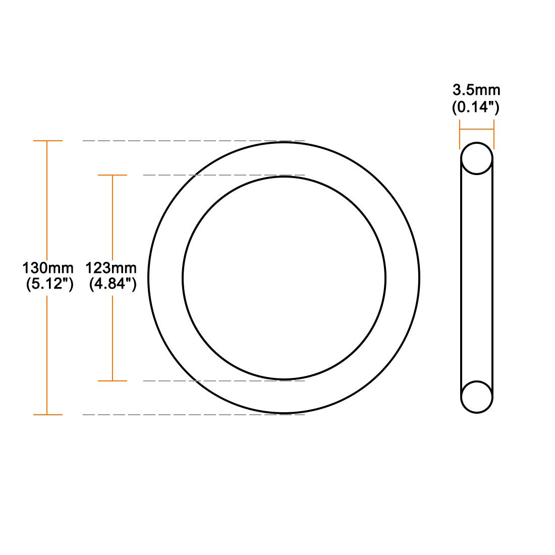 Table De Jardin Haute Génial Pi¨ces De Robinets Joint torique Caoutchouc Nitrile Id 173