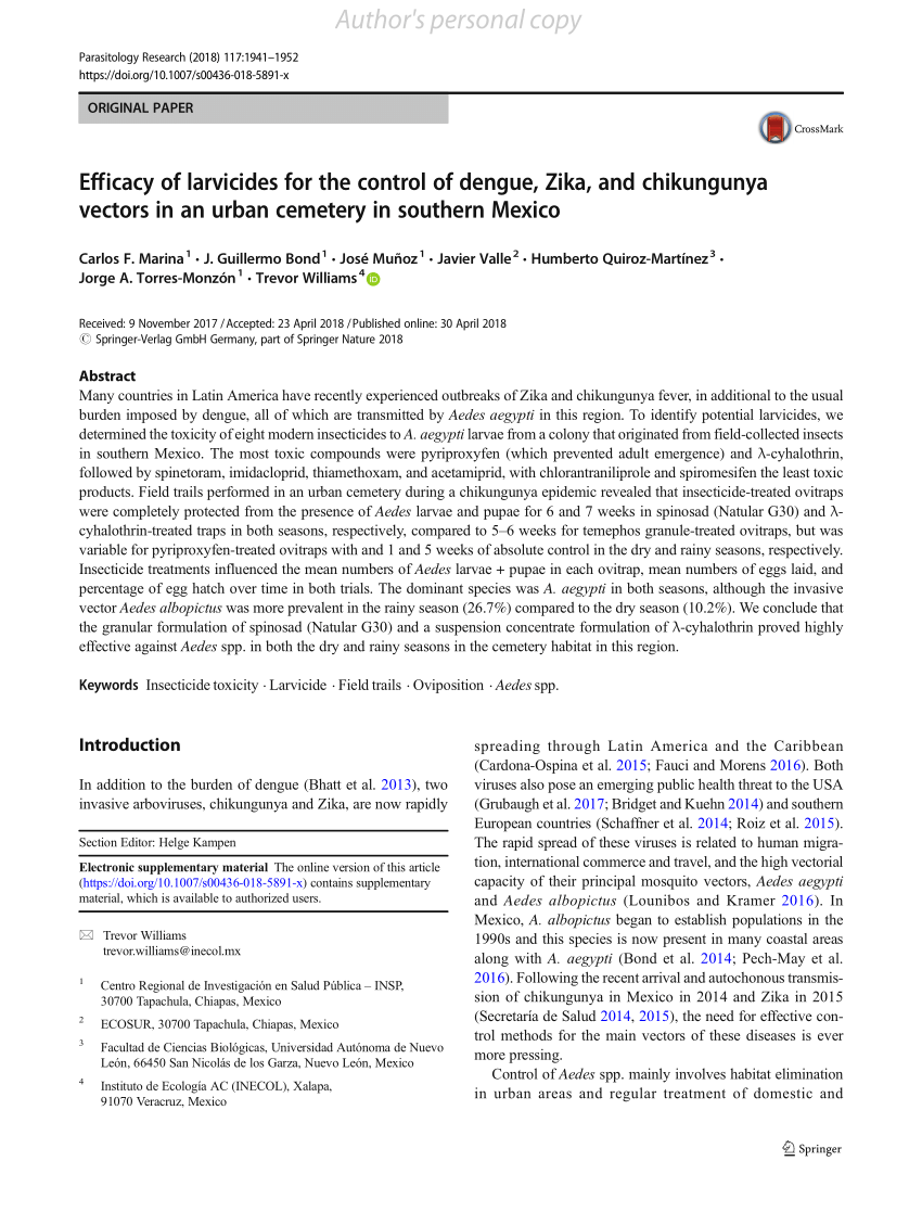 Table De Jardin originale Frais Pdf Efficacy Of Larvicides for the Control Of Dengue Zika