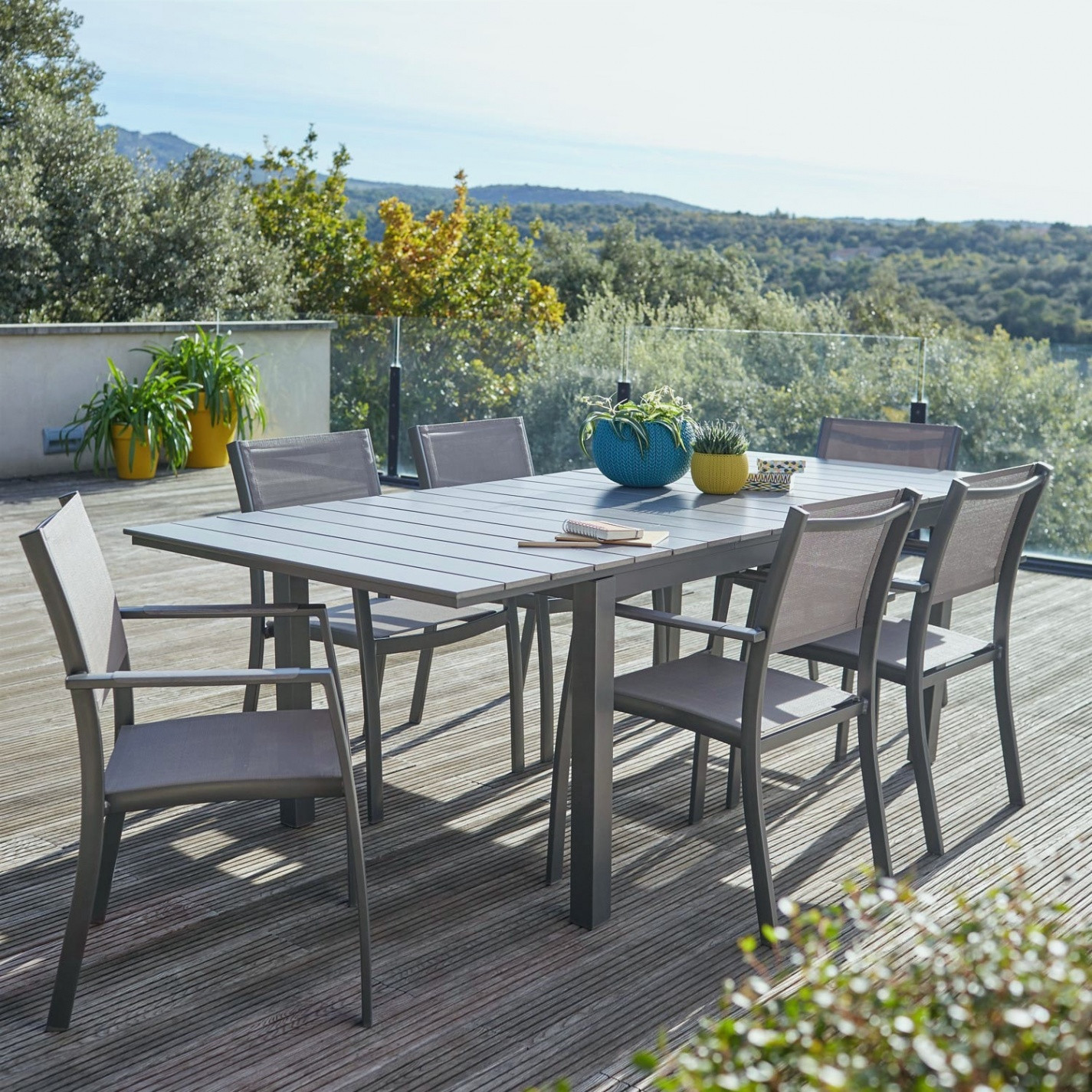 Table De Jardin Resine Frais Salon De Jardin Gris En Résine Tressée Mailleraye Jardin