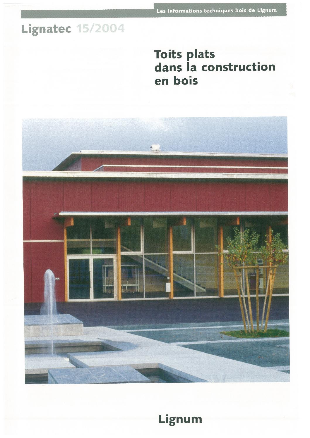 Table De Jardin Verre Inspirant toits Plats Dans La Construction En Bois by Lignum issuu
