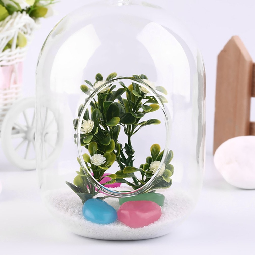 Table De Jardin Verre Unique 1 Pc Super Deal Transparent Vase En Verre Suspendu Terrarium