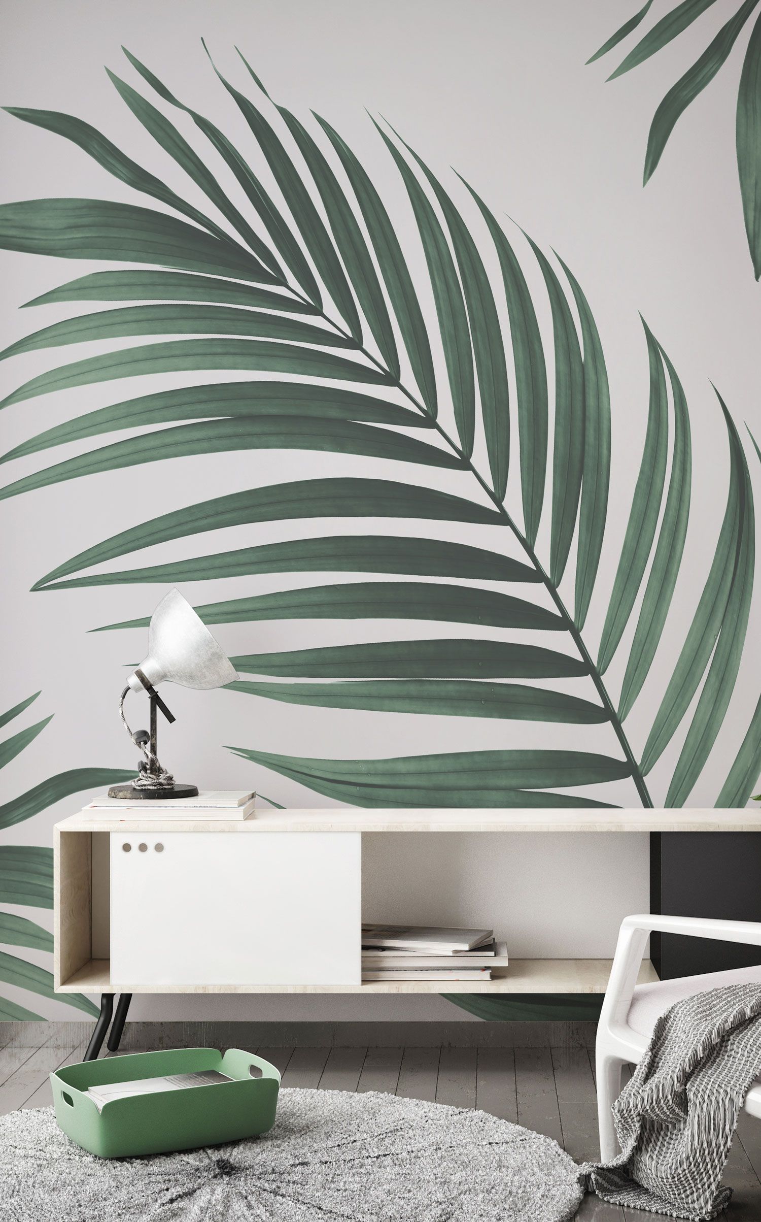 Table De Salon Avec Rangement Unique Tropical Palm Wall Mural
