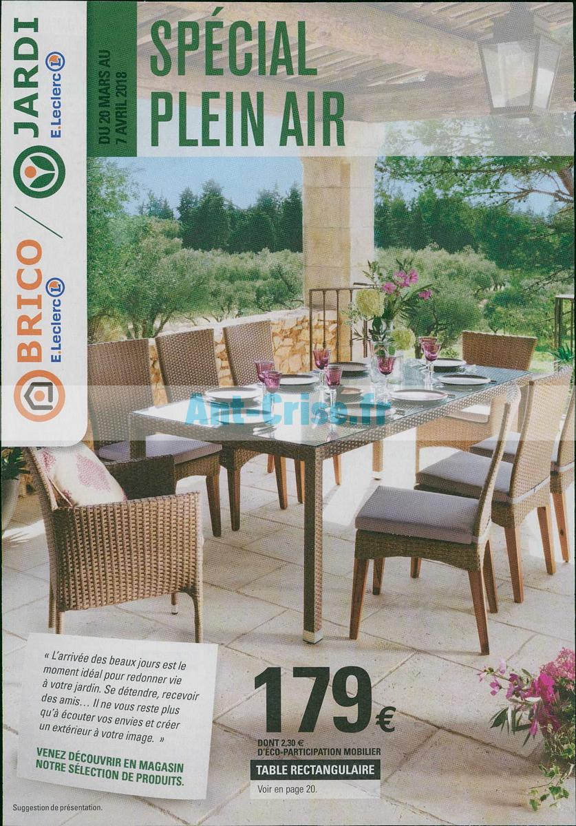 Table De Salon De Jardin Leclerc Élégant Catalogue Leclerc Jardin 2019