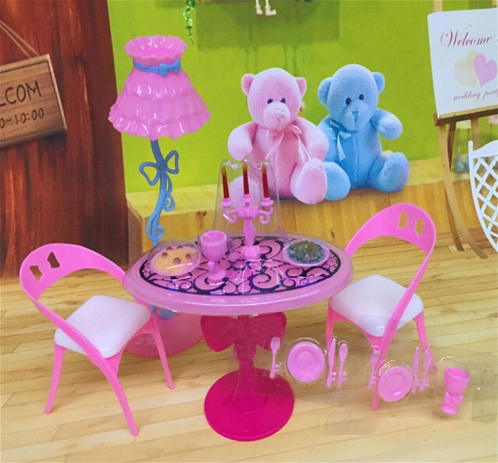 Table Et Chaise De Jardin En Resine Génial € 3 16 De Réduction 1 Ensemble Bougie D Ner Table Chaise Nourriture Vaisselle Lampe Maison De Poupée Meubles Maison Figurines Miniatures Dans