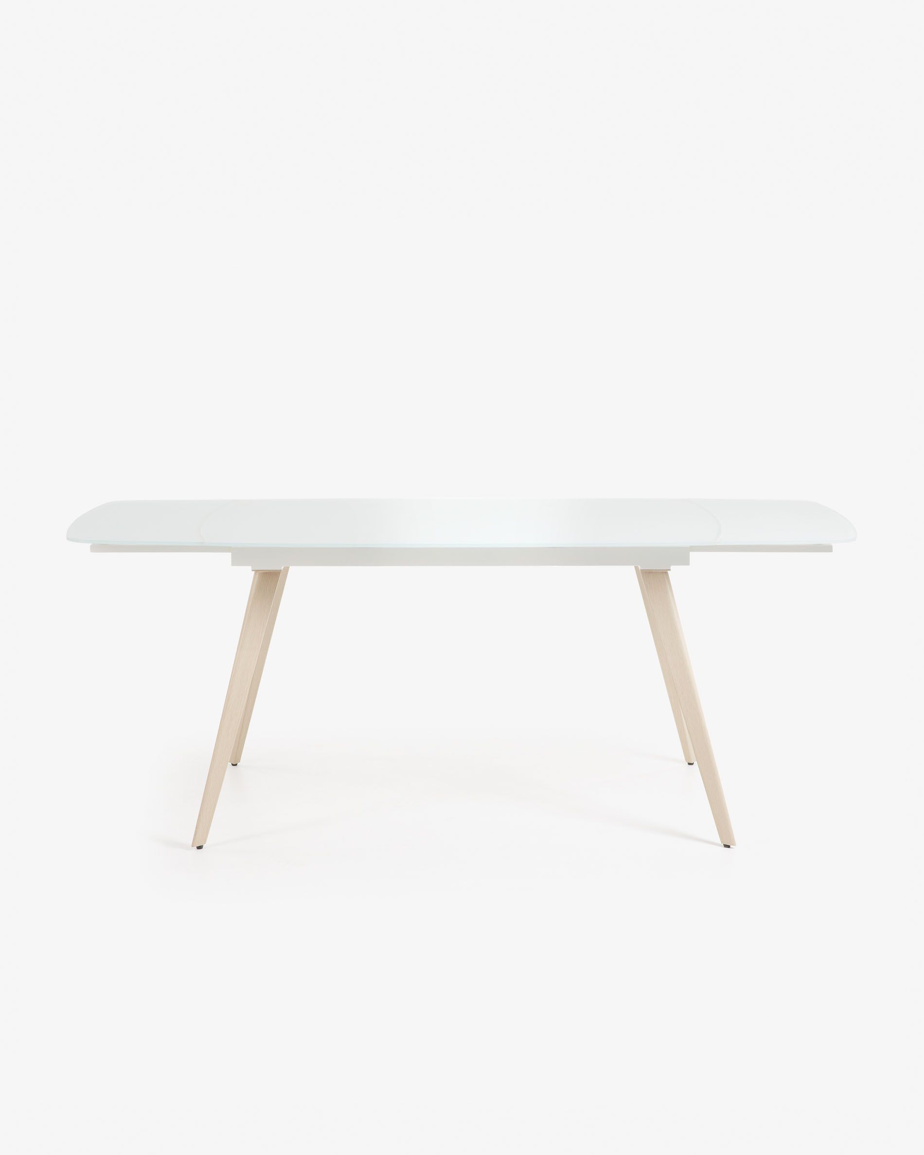 Table Et Chaise En Bois Frais Smoth Extendable Table 120 180 X 80 Cm White