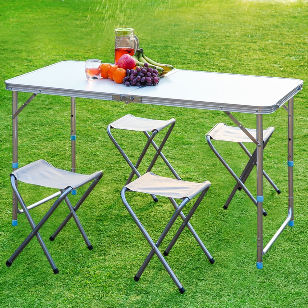 Table Exterieur Aluminium Luxe € 36 23 De Réduction Tabouret De Table Pliant Ultra Léger En Aluminium Pour Table De Pique Nique Camping Barbecue Dans Tables En Plein Air De